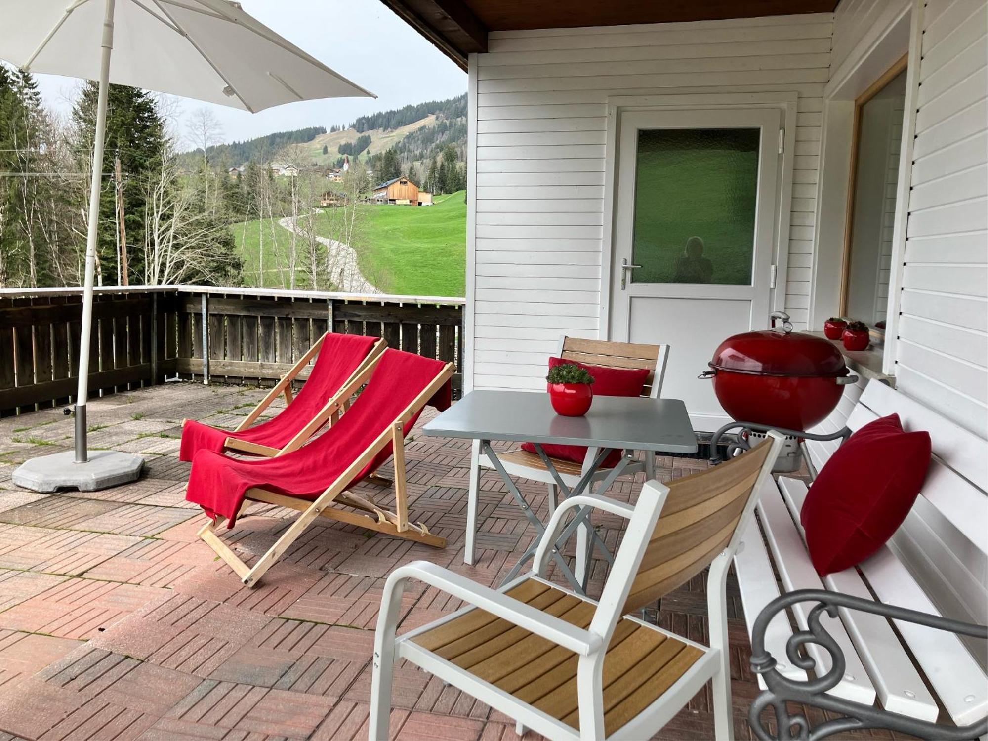 Kleine Ferienwohnung am Rande der Wildnis Sibratsgfäll Exterior foto